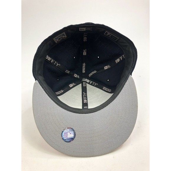 Houston Astros Cooperstown embroidered Cap Hat Size 7 3/8 Inch Blue/Orange - Picture 5 of 8